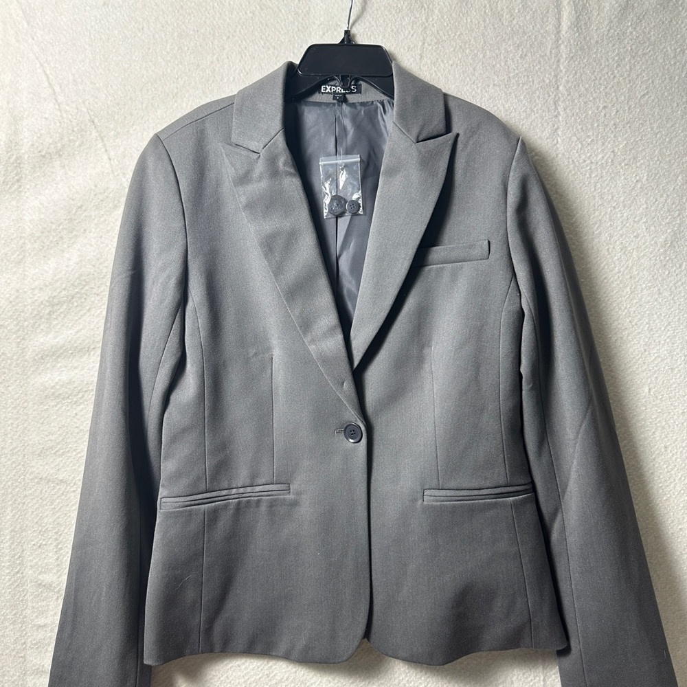 Express Women's Gray Blazer